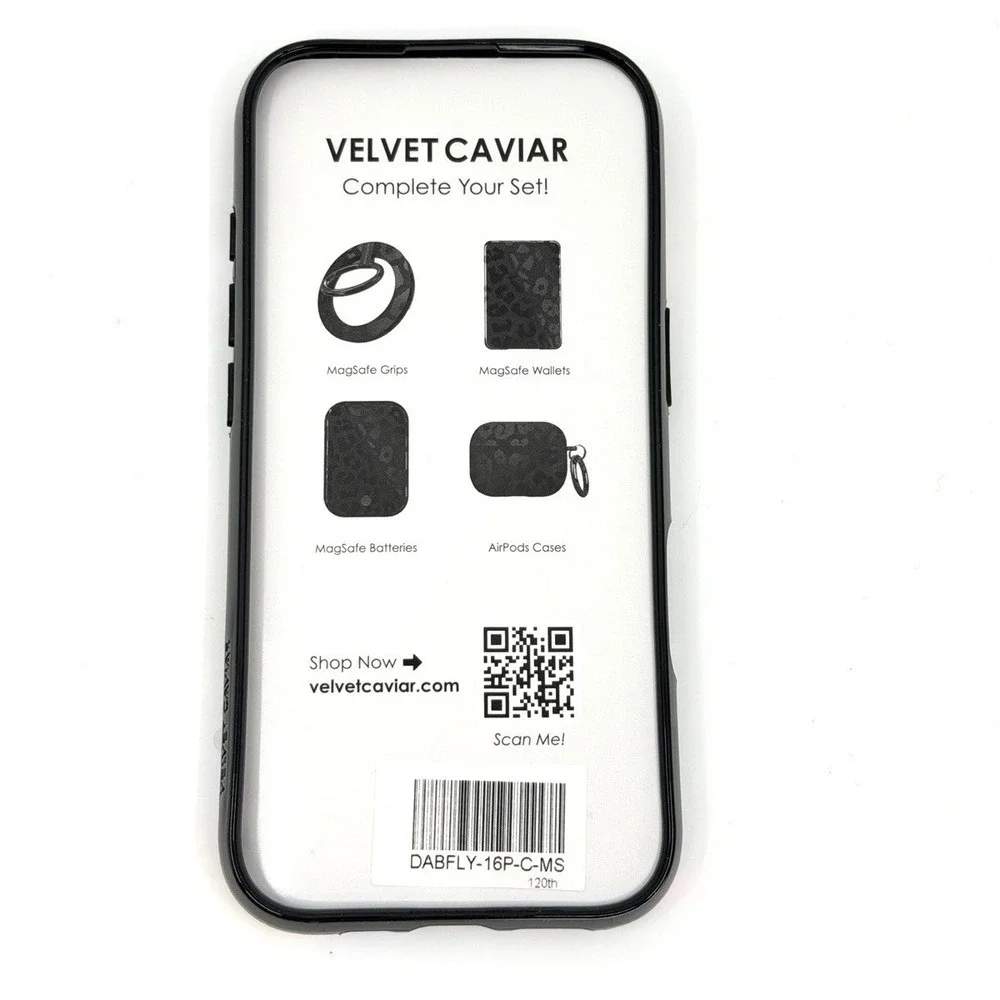 Velvet Caviar Dark Aurora‎ Butterflies iPhone 16 Pro Case MagSafe NWOT